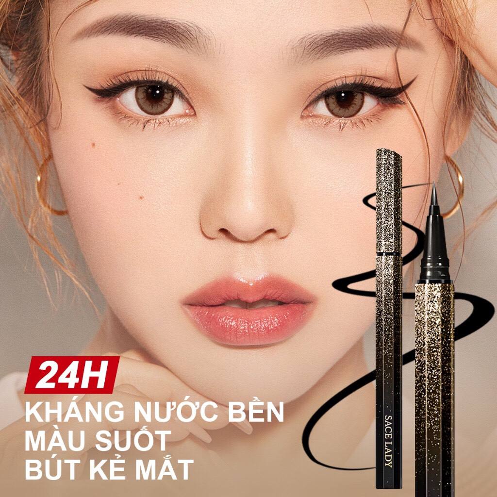 Bút kẻ mắt SACE LADY chống nhoè lâu trôi nhanh khô 1.2ml