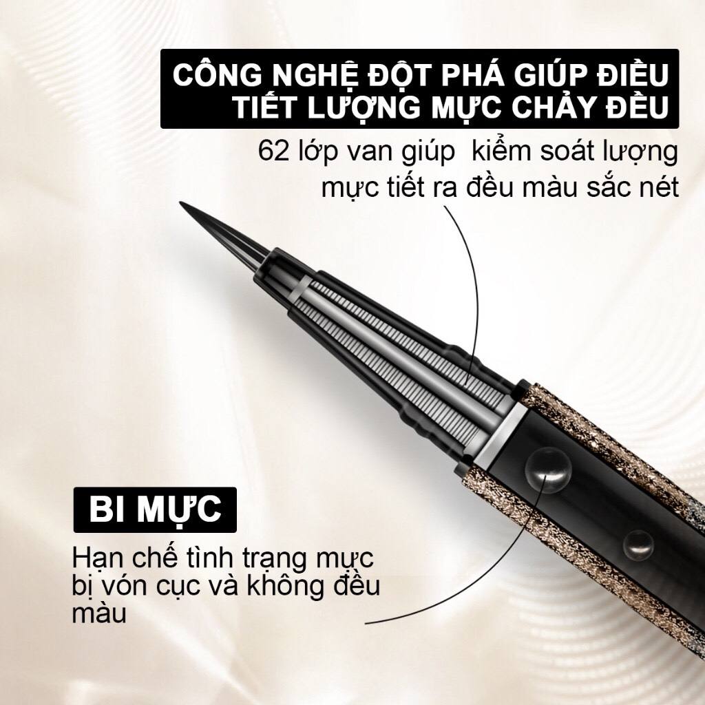 Bút kẻ mắt SACE LADY chống nhoè lâu trôi nhanh khô 1.2ml