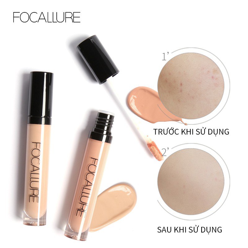 Kem che khuyết điểm FOCALLURE Coverage Concealer