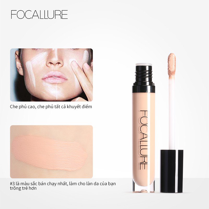 Kem che khuyết điểm FOCALLURE Coverage Concealer