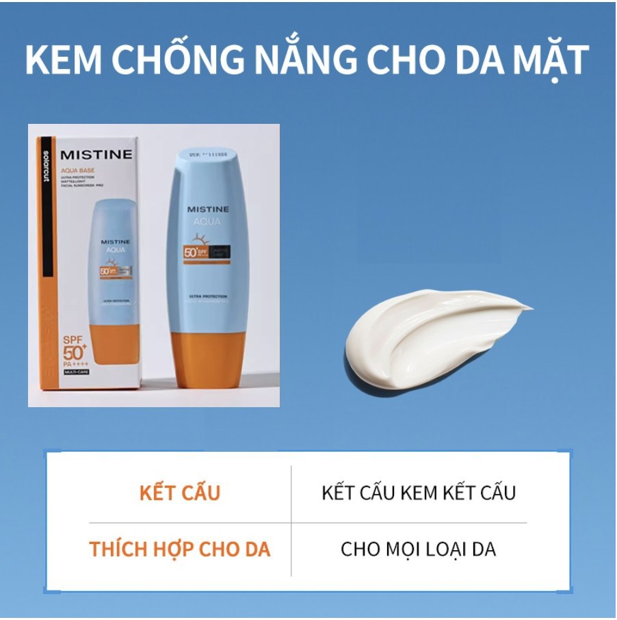 Kem chống nắng Mistine Aqua UV ULTRA