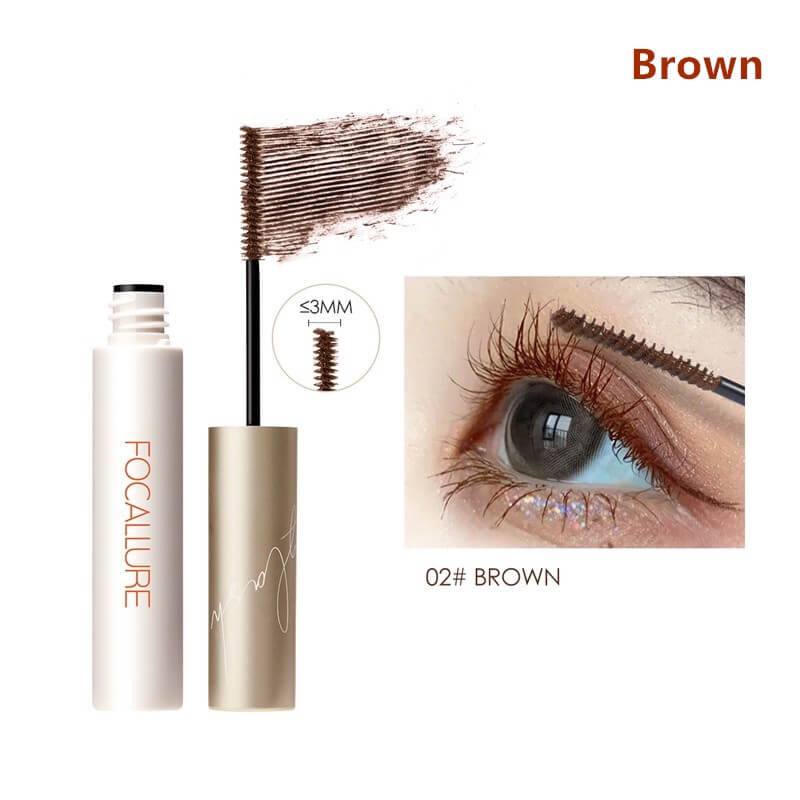 Mascara FOCALLURE đầu cọ mảnh giúp chuốt lông mi dài