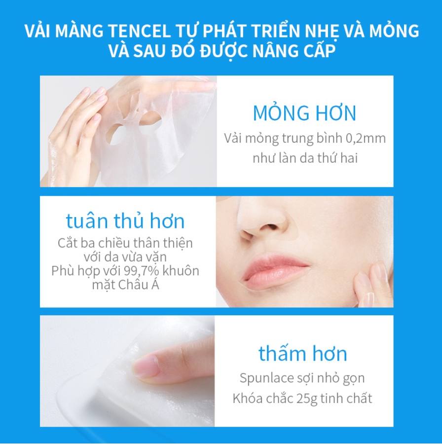 Mặt Nạ Wis Hyaluronic Axit Cấp Nước Khóa Ẩm Làm Sạch Và Làm Sáng Màu Da