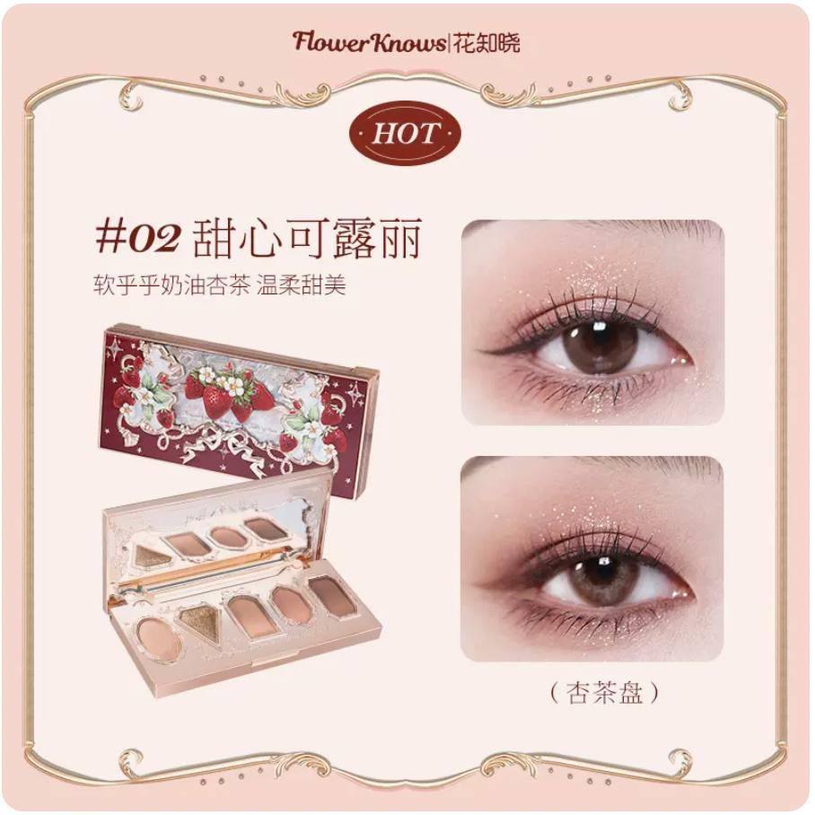 Phấn Mắt FlowerKnows Dòng Strawberry Rococo