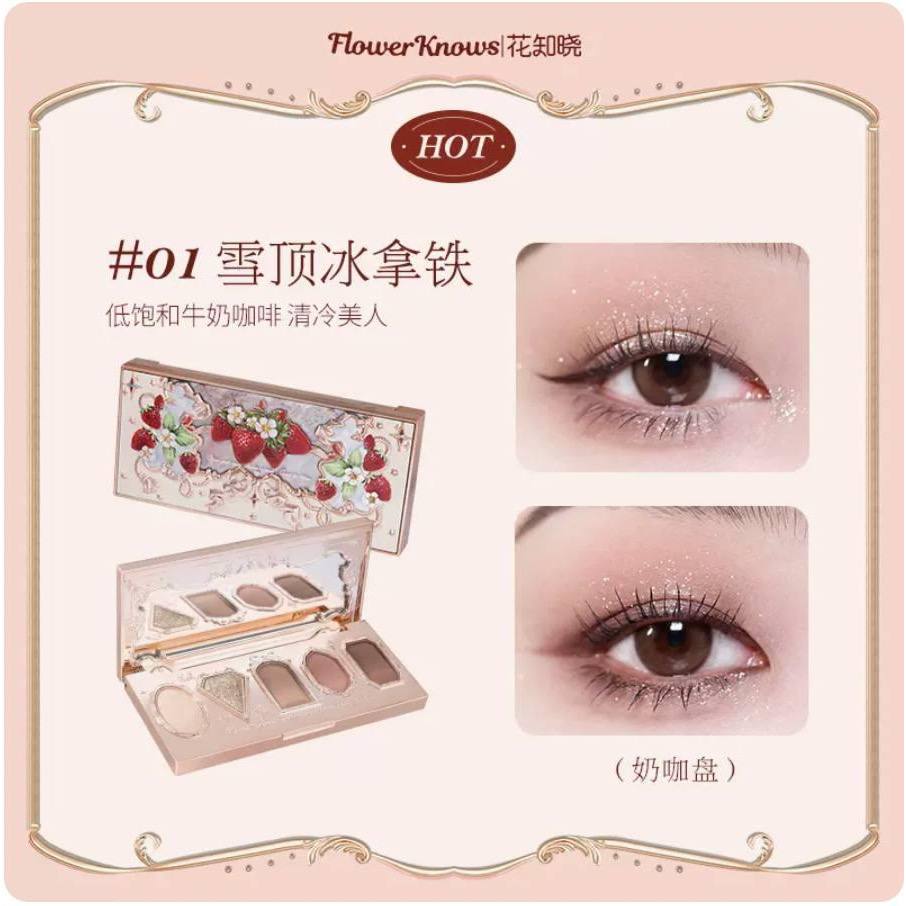 Phấn Mắt FlowerKnows Dòng Strawberry Rococo