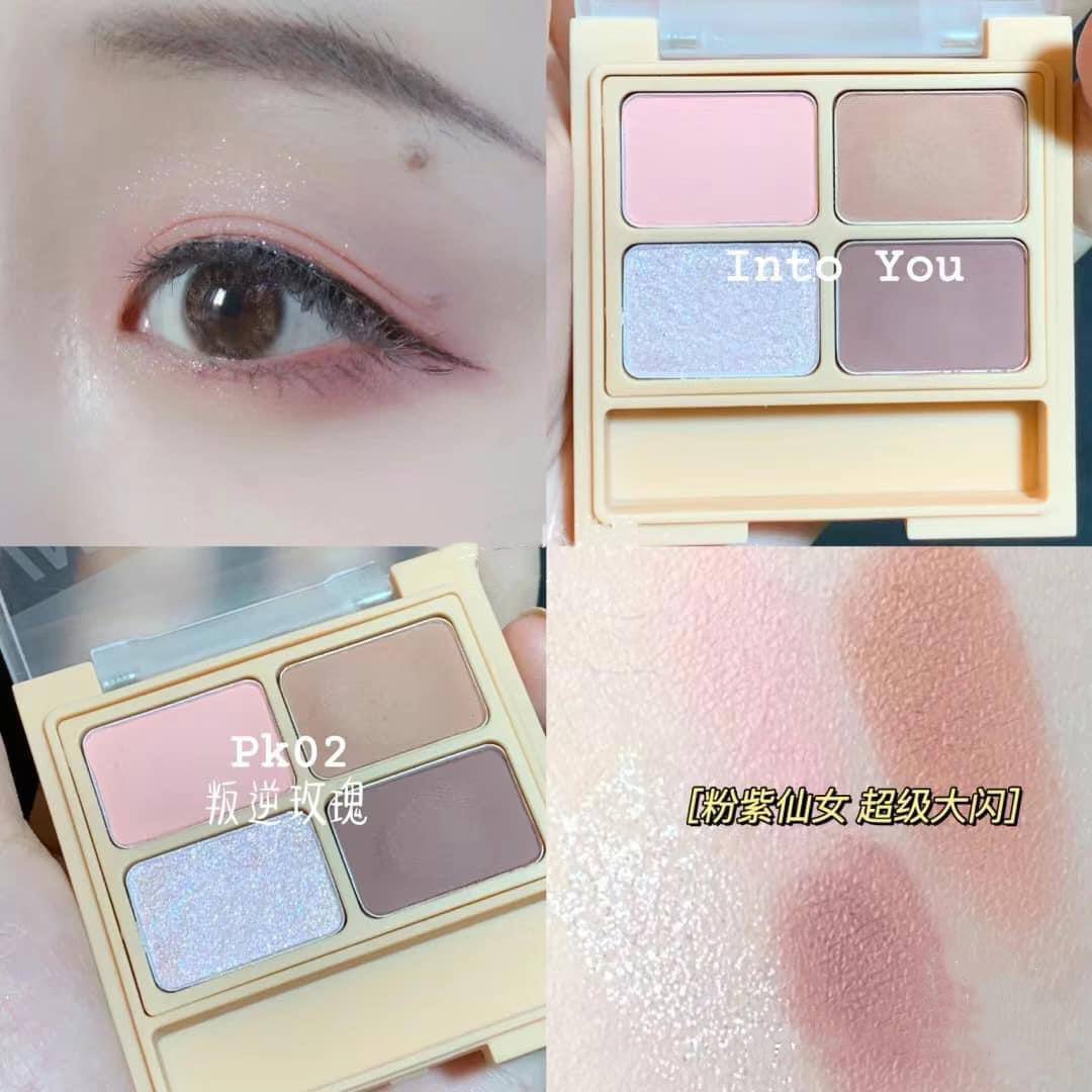 Phấn Mắt INTO YOU 4 Màu Shero Shining Silky