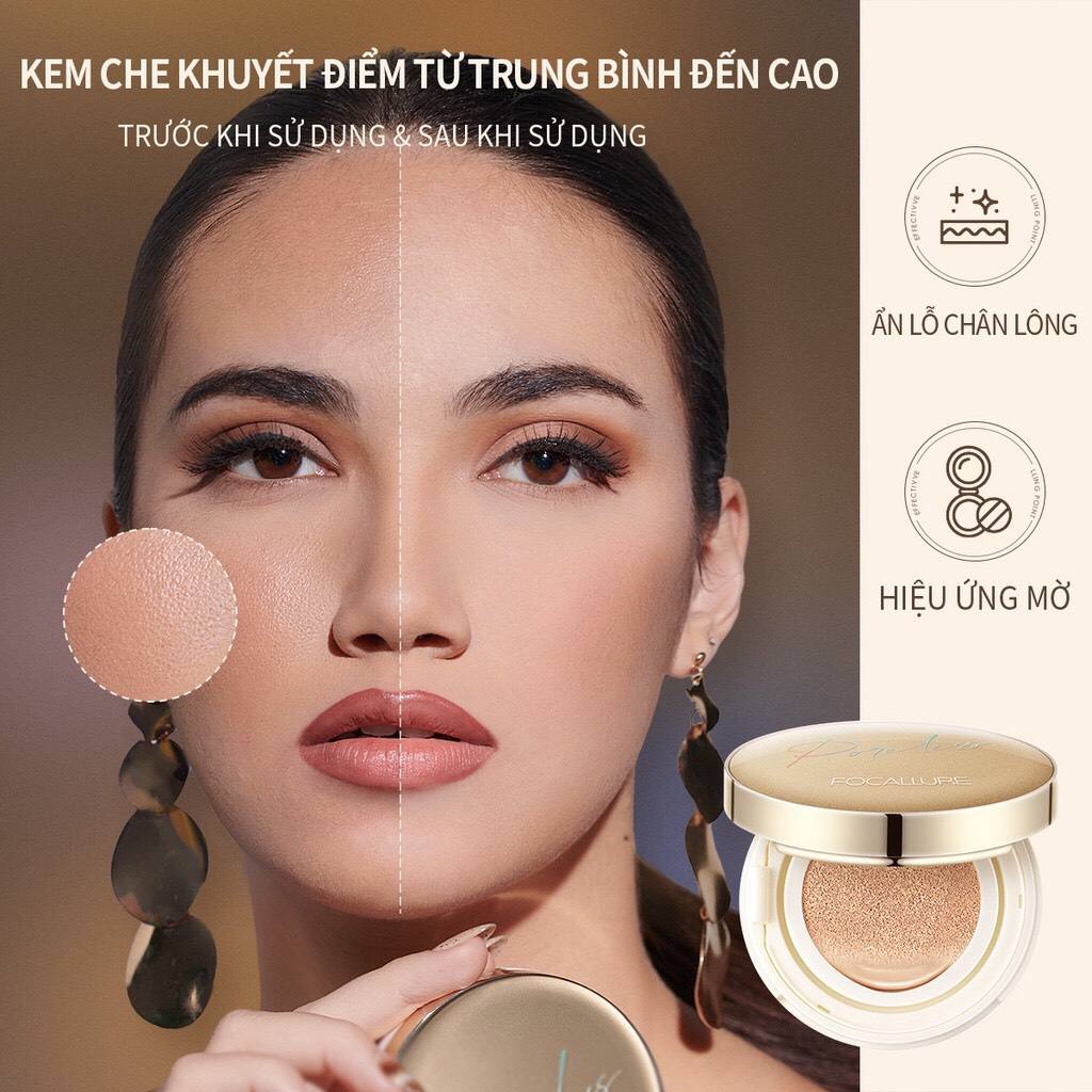 Phấn nước BB FOCALLURE PORELESS chống nước mỏng nhẹ