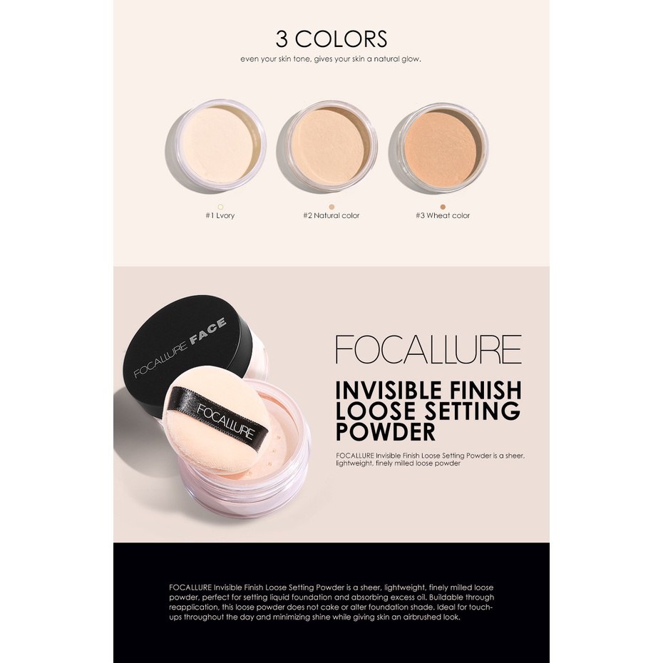 Phấn phủ FOCALLURE SETTING POWDER