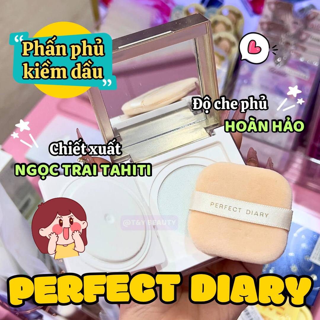 Phấn phủ kiềm dầu Perfect DiaryTranslucent Blurring Loose Powder