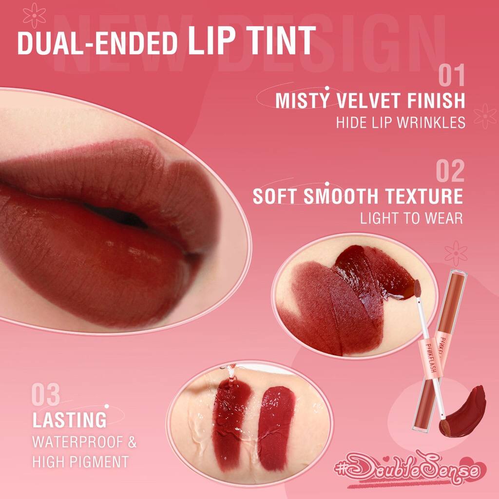 Son Môi 2 Đầu PINKFLASH DOU LIPGLOSS