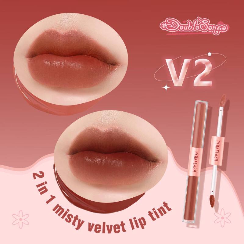 Son Môi 2 Đầu PINKFLASH DOU LIPGLOSS