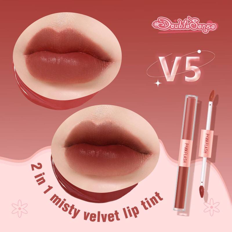 Son Môi 2 Đầu PINKFLASH DOU LIPGLOSS