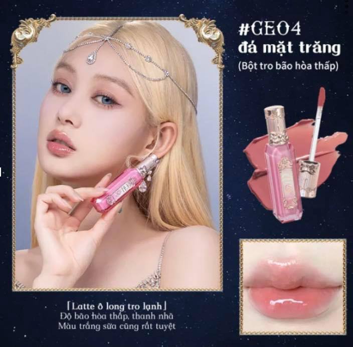 Son Bóng Flowerknows Moonlight Mermaid Series Jewelry Lip Gloss