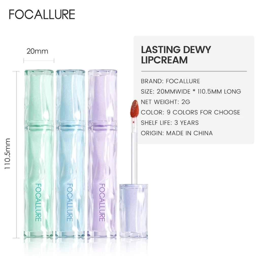 Son tint bóng FOCALLURE LASTING DEWY LIPCREAM