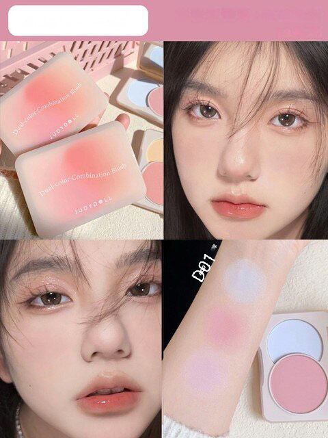 Bảng Má Hồng Judy Doll Dual Color Combination Blush