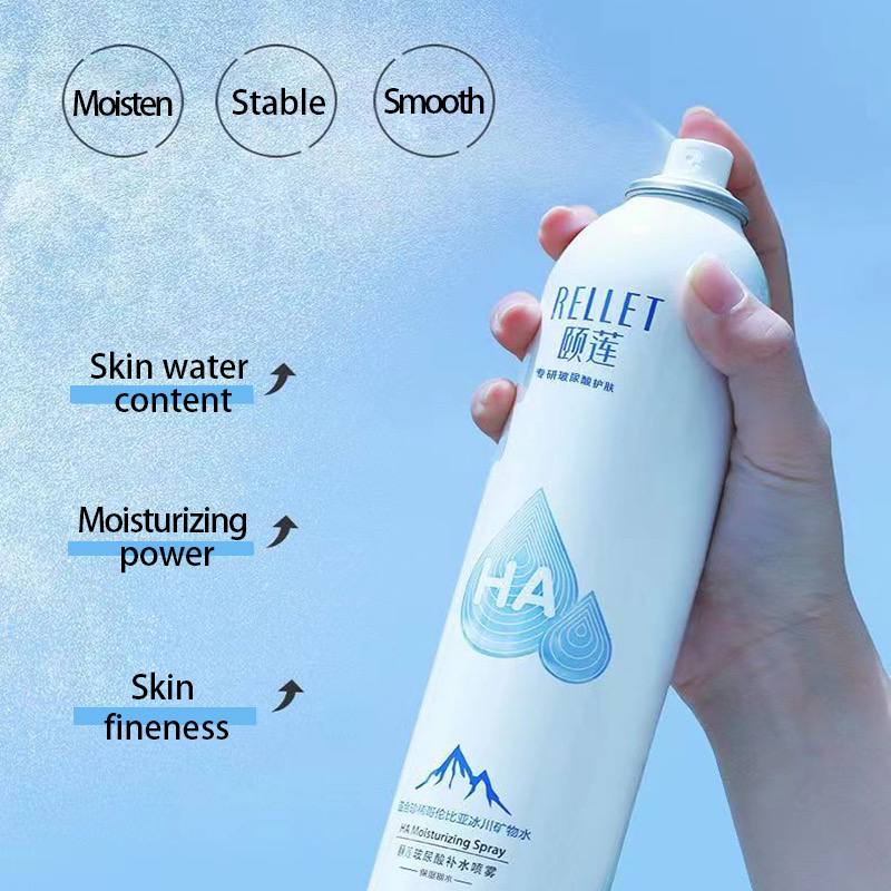 Xịt Khoáng Cấp Ẩm Rellet Ha Moisturizing Spray