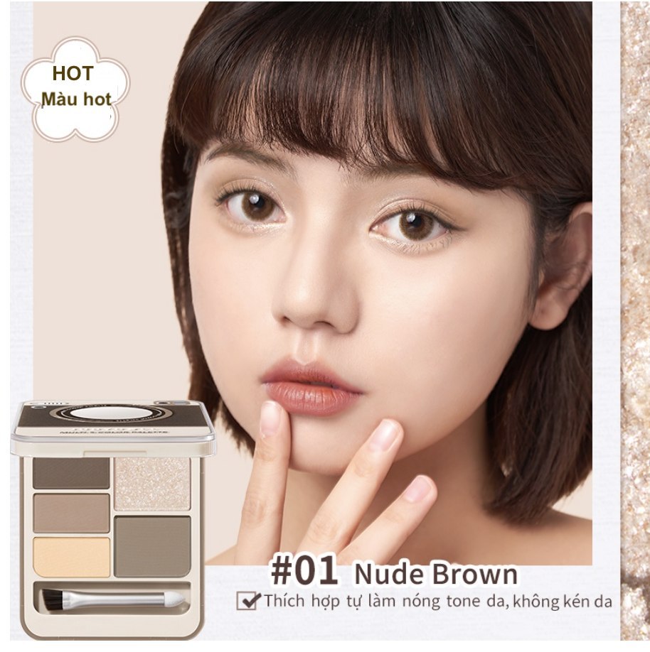 Phấn Mắt Đa Chức Năng Judydoll Multi 5 Color Palatte